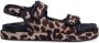 Sacha sandalen met panterprint beige zwart - Thumbnail 2
