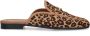 Sacha Dames Leopard slip on loafers met goudkleurige chain - Thumbnail 2
