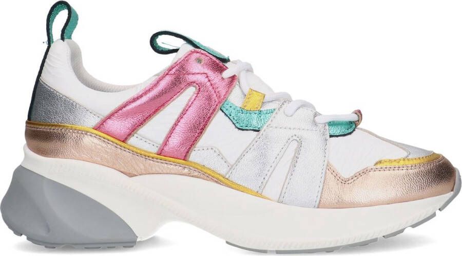 Sacha Dames Multicolor leren sneakers