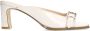 Sacha Dames Off white sandalen met hak en buckle - Thumbnail 2