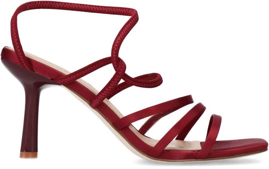 Sacha Dames Rode sandalen met hak