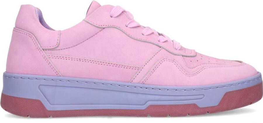 Sacha Dames Roze nubuck sneakers