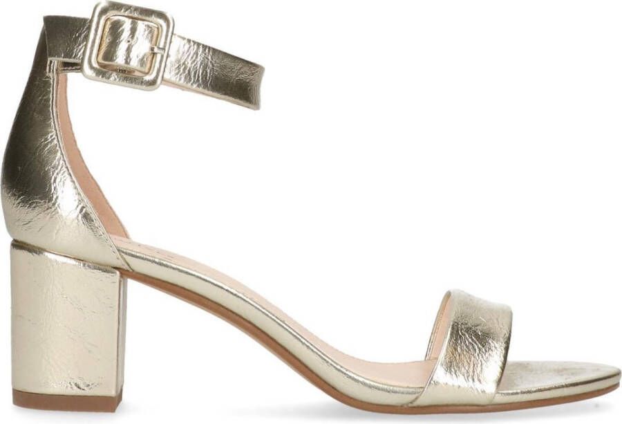Sacha Dames Gouden sandalen met hak - Foto 1