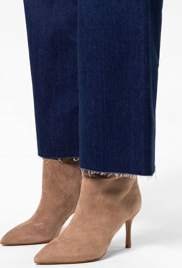 Sacha Dames Taupe suéde enkellaarsjes met naaldhak - Foto 2