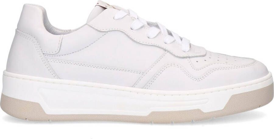 Sacha Dames Witte leren sneakers