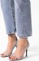 Sacha Dames zilveren hak sandalen met gillter - Thumbnail 2
