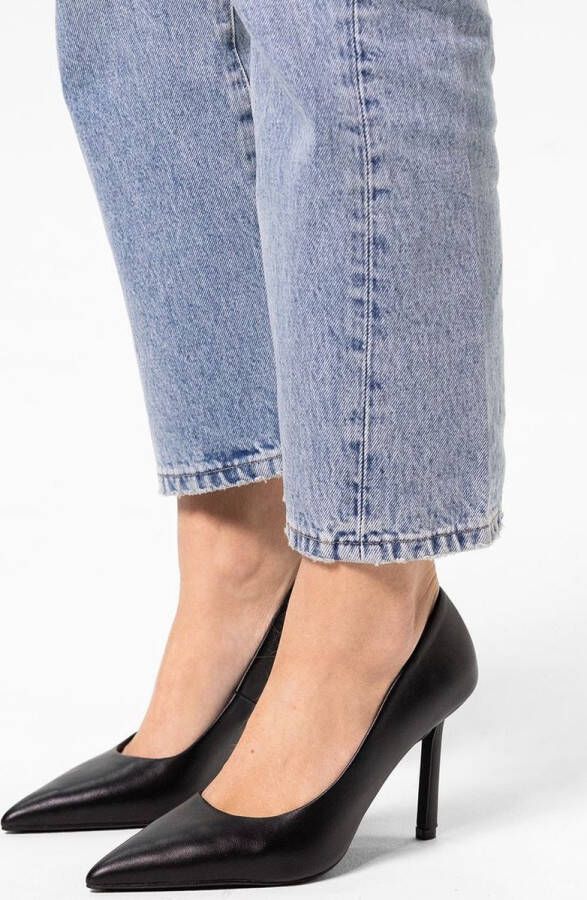 Sacha Dames Zwart leren pumps