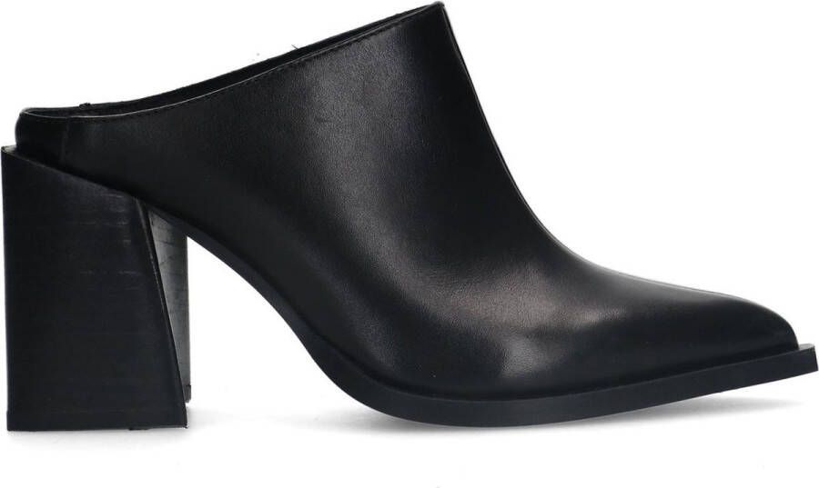 Sacha Dames Zwarte gesloten muiltjes met hak - Foto 1