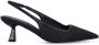 Sacha Dames Zwarte gevlochten slingback pumps - Thumbnail 2