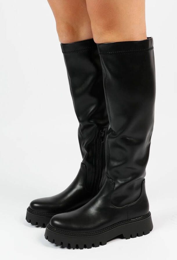 Sacha Dames Zwarte hoge laarzen