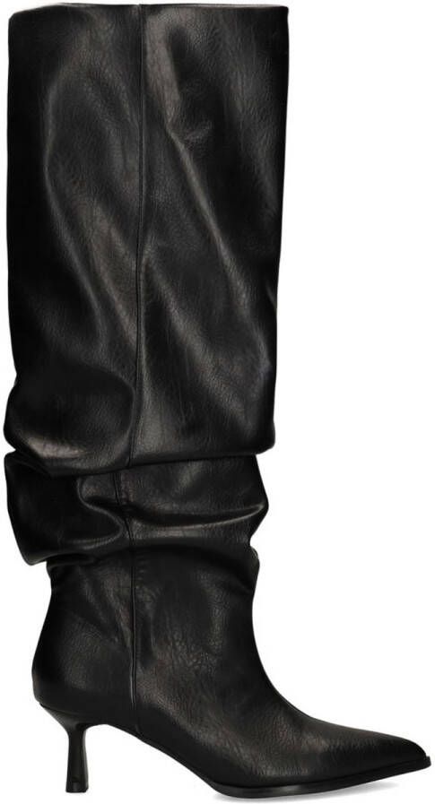 Sacha Dames Zwarte hoge laarzen met brede schacht