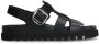 Sacha Dames Zwarte leren sandalen - Thumbnail 2