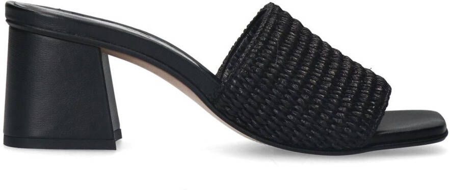 Sacha Dames Zwarte muiltjes met blokhak - Foto 2