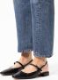 Sacha leren slingback loafers zwart - Thumbnail 2