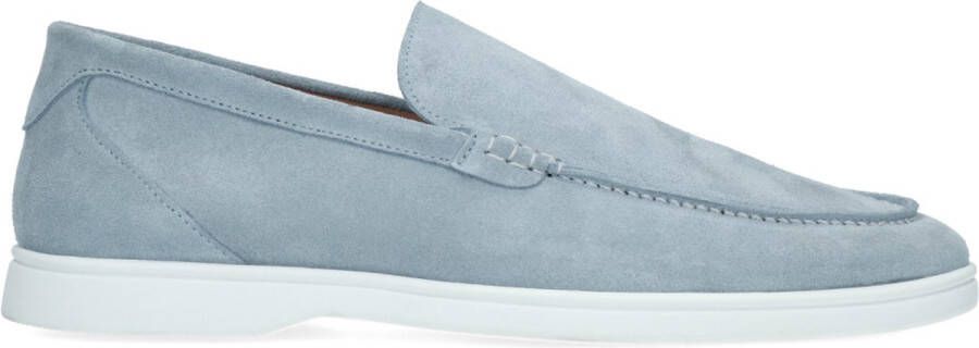 Sacha Heren Lichtblauwe suède loafers - Foto 1