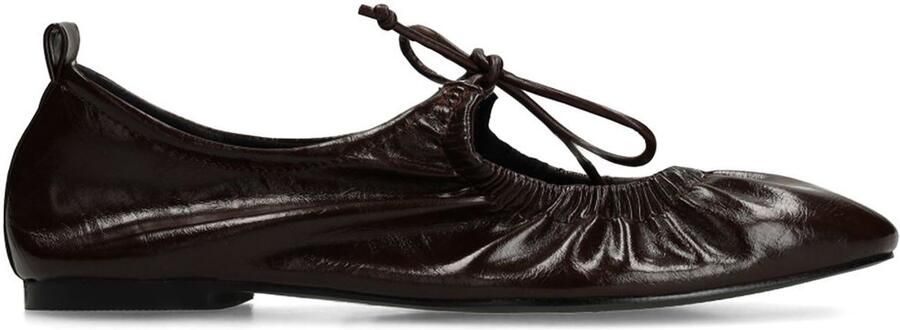 Sacha Dames Bruine ballerina's met veters