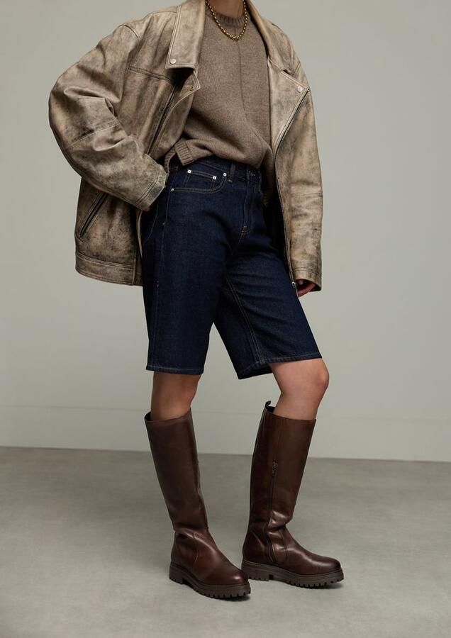 Sacha Dames Bruine hoge leren laarzen - Foto 2