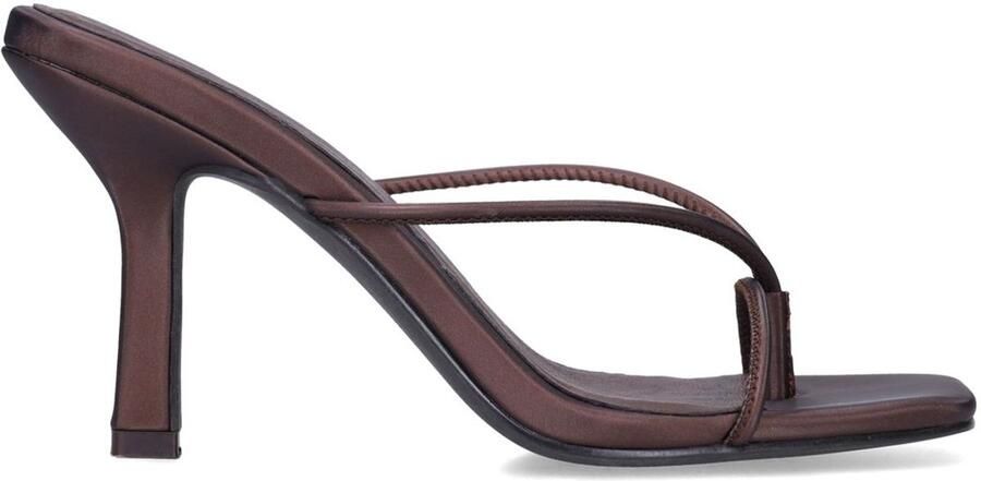 Sacha Dames Bruine muiltjes met hak