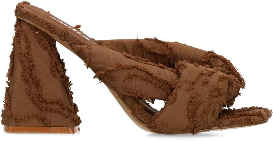 Sacha Dames Bruine muiltjes met hak