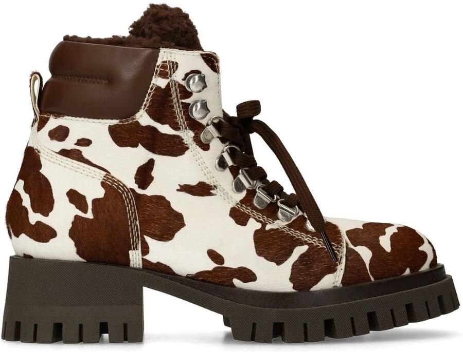 Sacha Dames Cow print veterlaarsjes