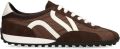 Sacha Dames Donkerbruine suède sneakers - Bruin