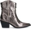 Sacha Dames Grijze metallic cowboylaarsjes - Grijs