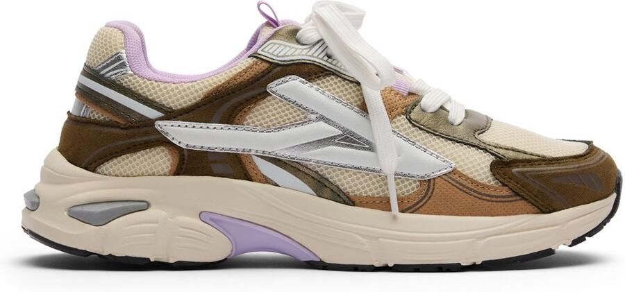 Sacha Dames Groene sneakers met multicolor details