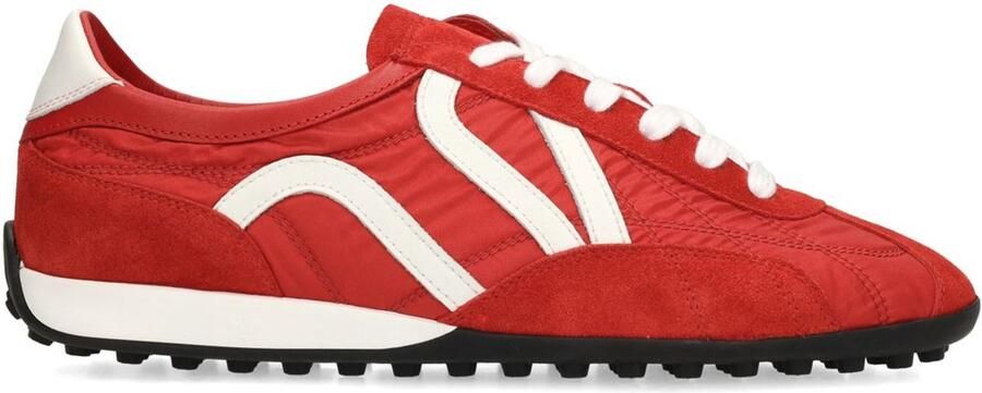 Sacha Dames Rode suède sneakers