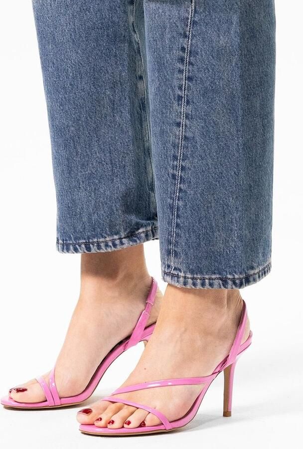 Sacha Dames Roze sandalen met naaldhak