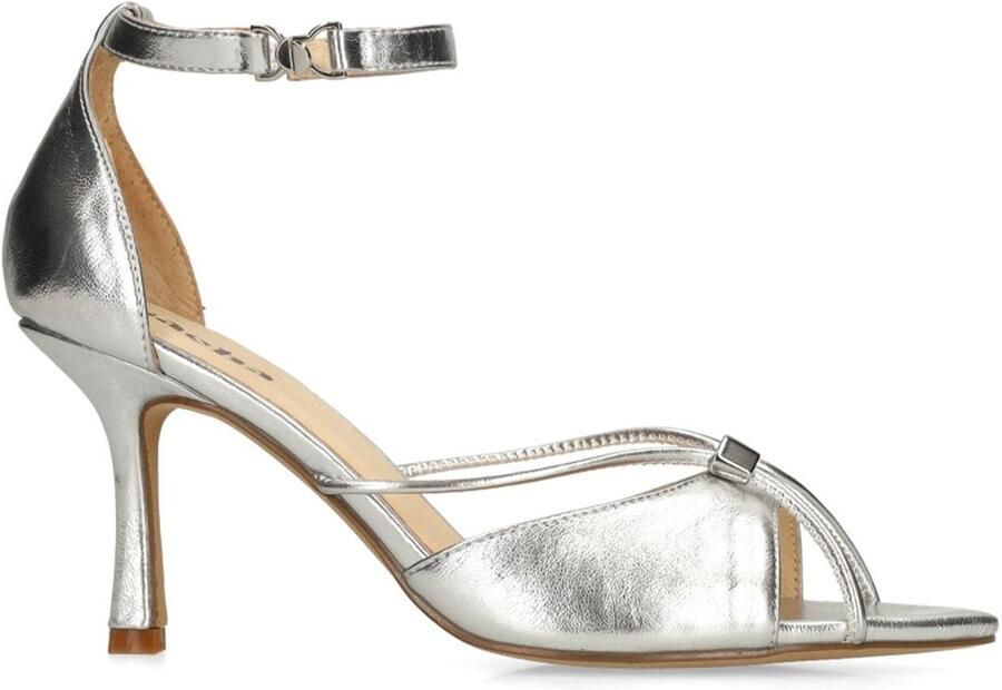 Sacha Dames Zilveren sandalen met hak