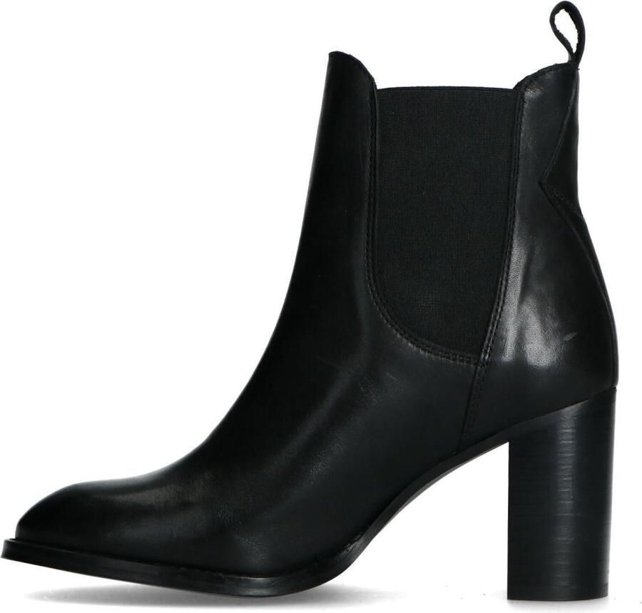 Sacha Dames Zwarte enkellaarsjes met hak - Foto 3