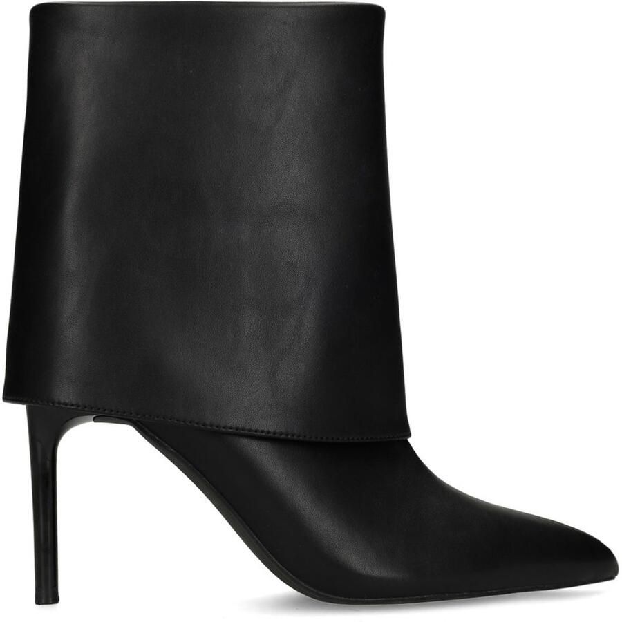 Sacha Dames Zwarte flap enkellaarsjes met hak - Foto 1
