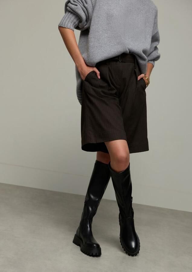 Sacha Dames Zwarte hoge laarzen