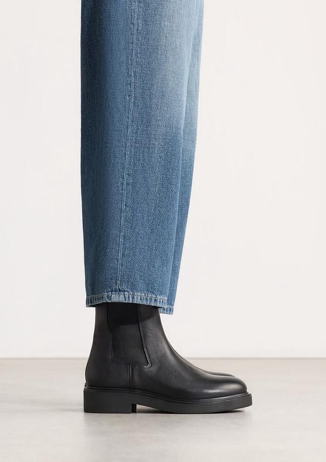 Sacha Dames Zwarte leren chelsea boots - Foto 3