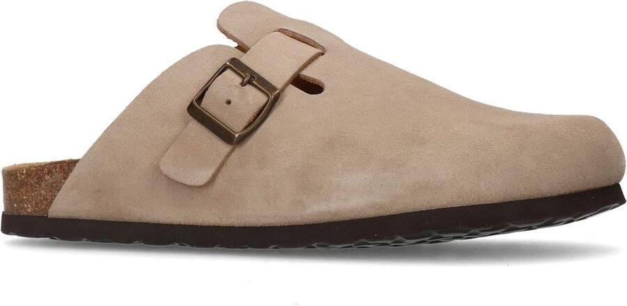 Sacha Heren Beige suède clogs - Foto 5