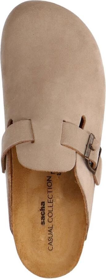 Sacha Heren Beige suède clogs - Foto 7