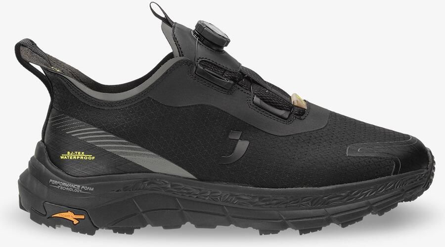 Safety jogger lage wandelschoenen en Draaisluiting TLS Waterdichte ade de hikingschoenen met extra grip Waterproof trailschoenen voor lange wandelingen in de natuur Zwart