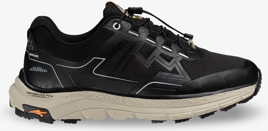Safety jogger lage wandelschoenen en Waterdichte hikingschoenen met extra grip Lichte ade de en waterproof trailschoenen voor lange wandelingen in de natuur Met snelsluitsysteem Zwart