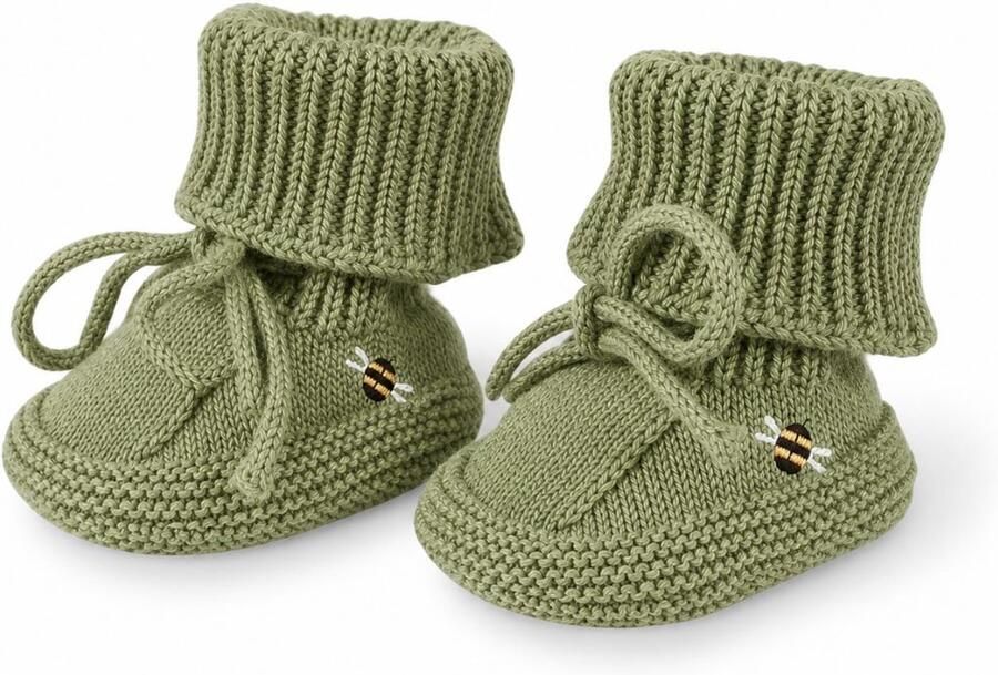 Saga Copenhagen Baby Slofjes Little Leaf Bee