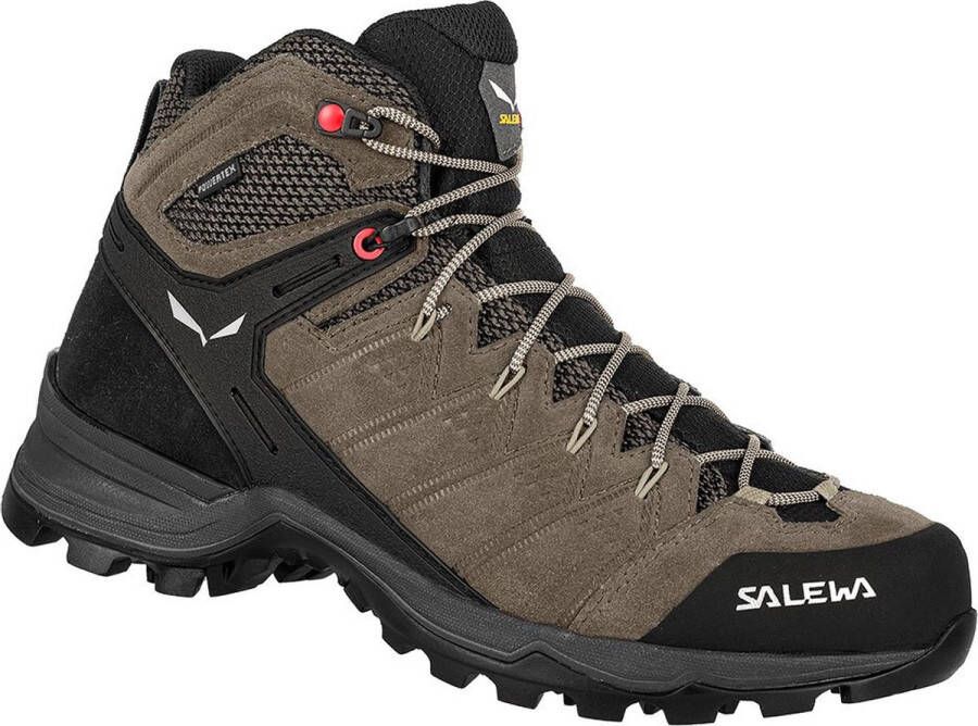 Salewa Women's Alp Mate Mid WP Wandelschoenen zwart bruin