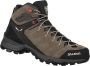 Salewa Women's Alp Mate Mid WP Wandelschoenen zwart bruin - Thumbnail 1