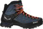 Salewa Mountain Trainer Mid Goretex Bergschoenen Blauw Man - Thumbnail 1