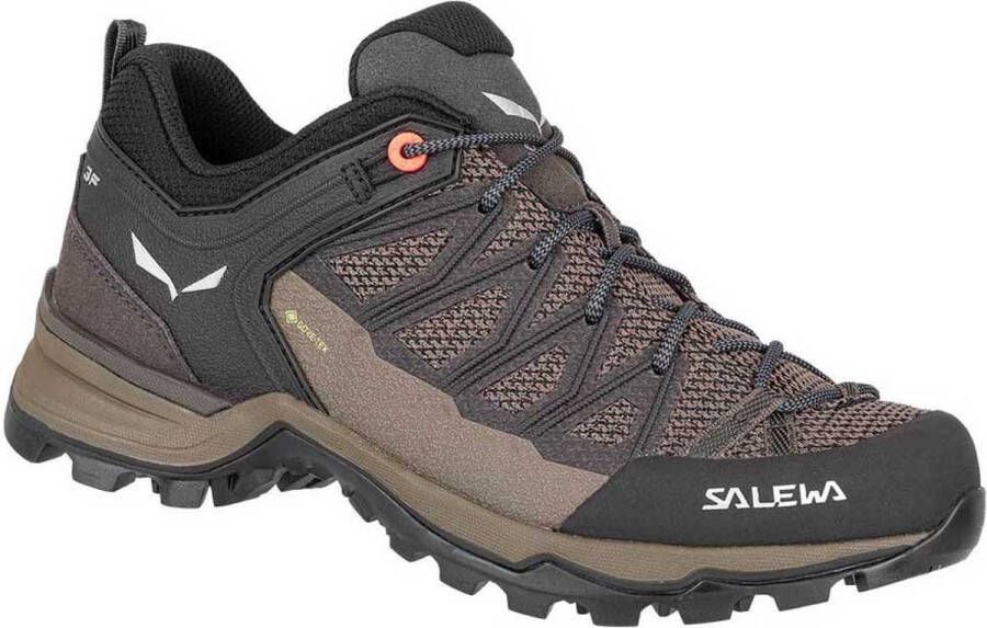 Salewa Mtn Trainer Lite Goretex Wandelschoenen Bruin Wit Zwart 1 2 Vrouw