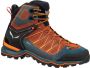 Salewa Mtn Trainer Lite Mid Goretex Bergschoenen Oranje Blauw 1 2 Man - Thumbnail 1