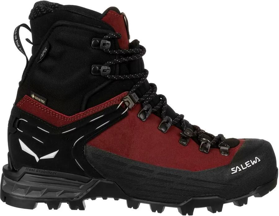Salewa Women's Ortles Ascent Mid GTX Bergschoenen zwart rood