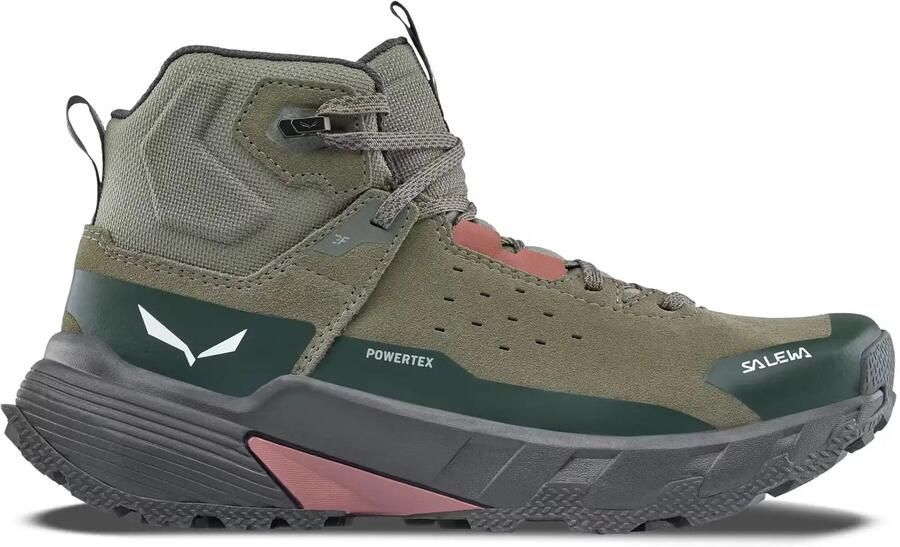 Salewa Women's Pedroc 2 Leather Mid PTX Wandelschoenen grijs