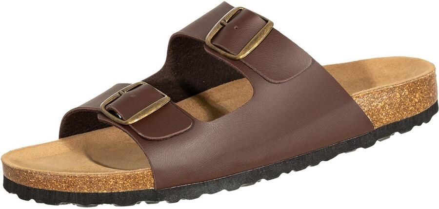 Saliha Casual schoenen Bioline 2 gesp bruin
