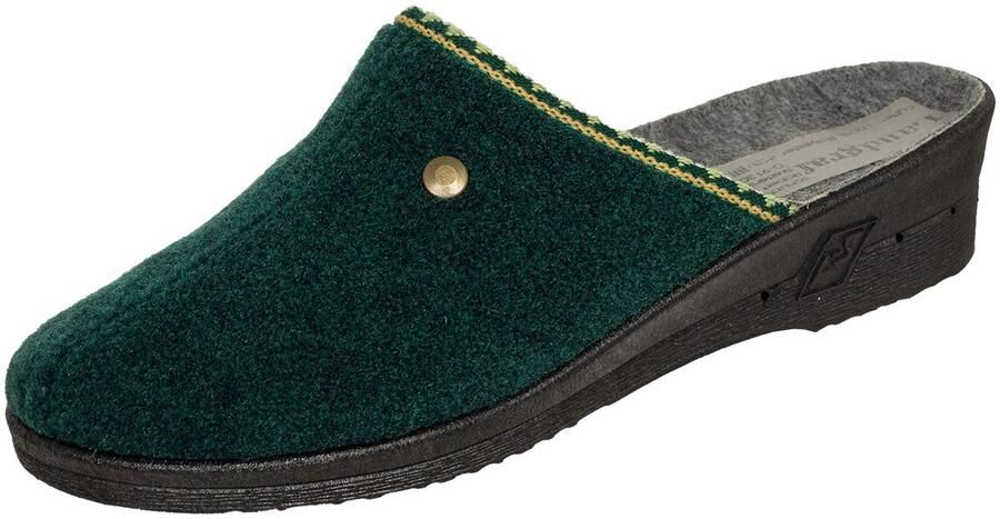 Saliha slippers Landgraf Anna groene huispantoffel