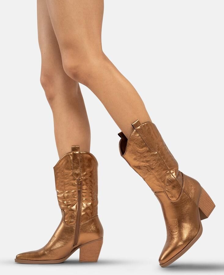 Elara Cowboylaarzen rose-goud