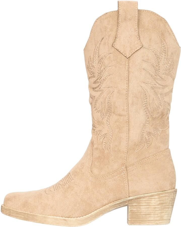Salinyang Cowboylaarzen camel